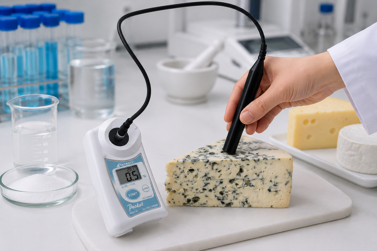 Atago PAL-SALT PROBE for semi-solid food salinity testing
